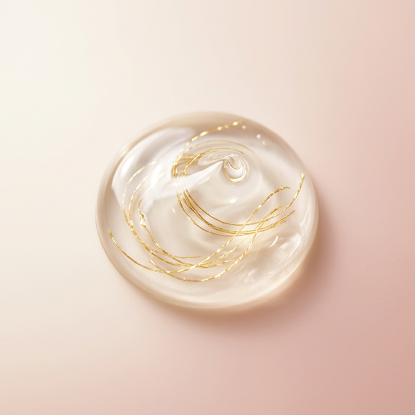 Collagen gel with golden threads